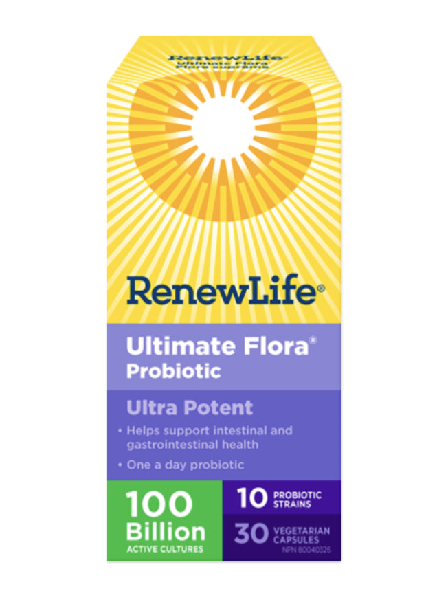 Renew Life Ultimate Flora Probiotic Ultra Potent 100 Billion