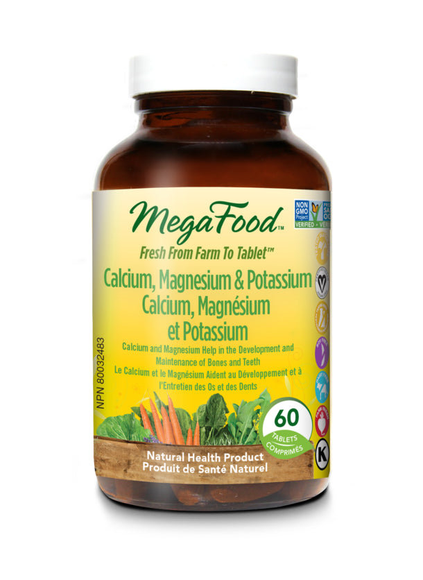 Megafood Calcium, Magnesium & Potassium