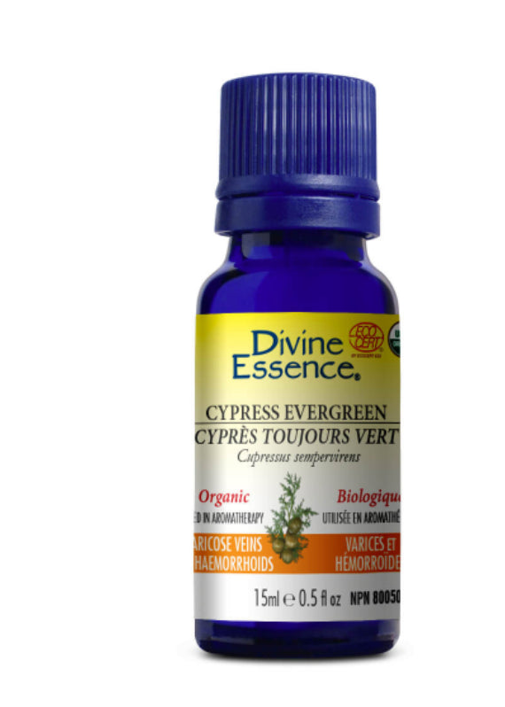 Divine Essence Organic Cypress - Evergreen Essential Oil