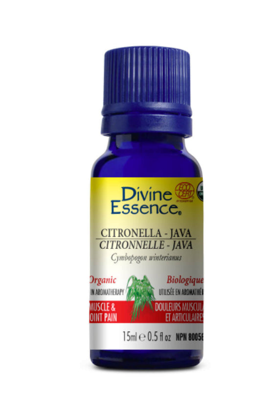 Divine Essence Organic Citronella - Java Essential Oil