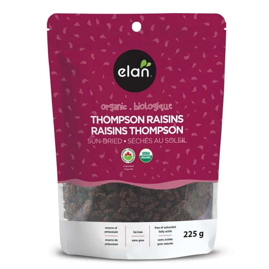 Elan Organic Sun-Dried Thompson Raisins