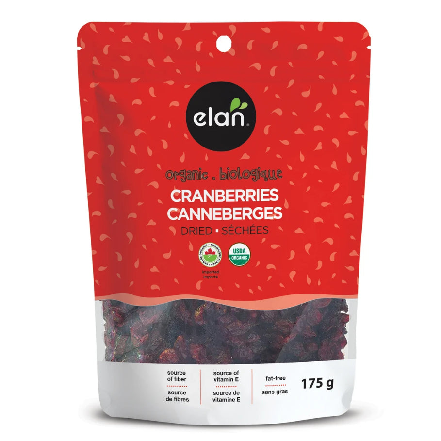 Elan Organic Dried Sweetened Cranberries