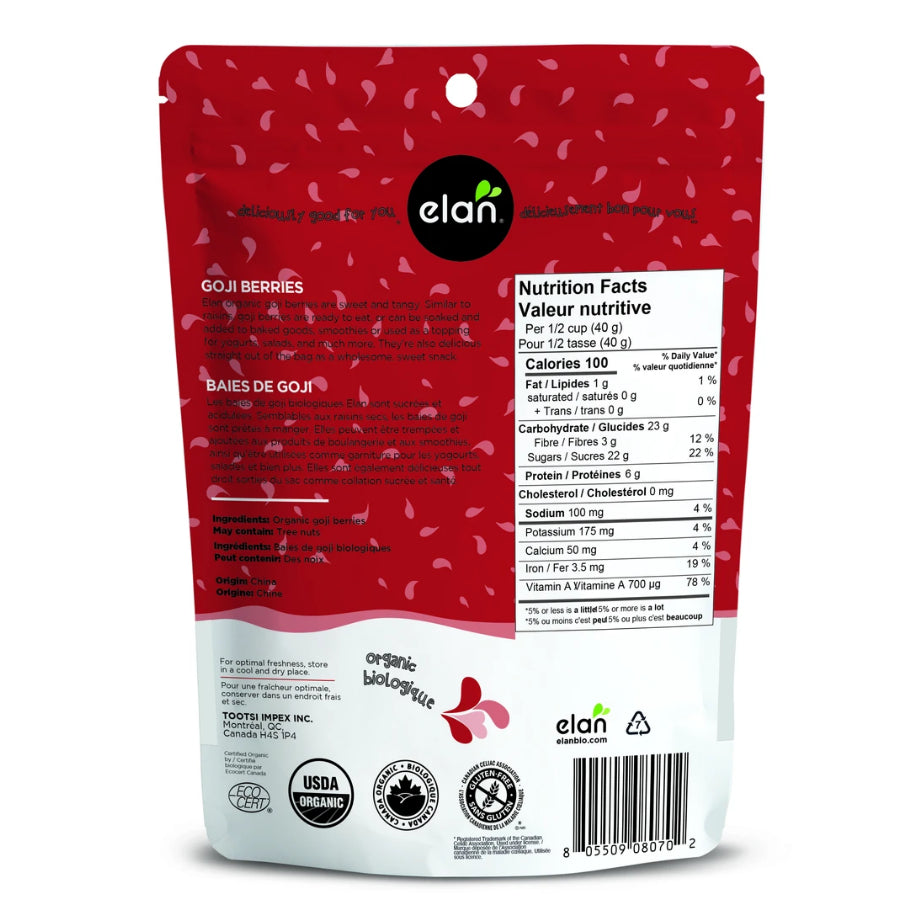 Elan Organic Gogi Berries