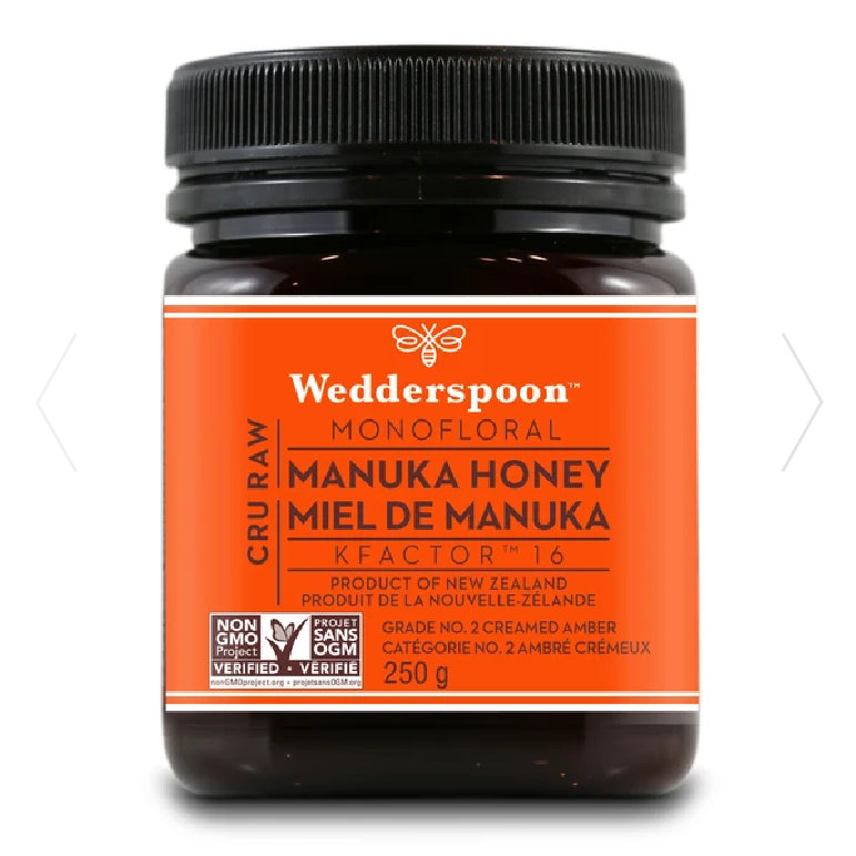 Wedderspoon Raw Manuka Honey (KFactor 16)