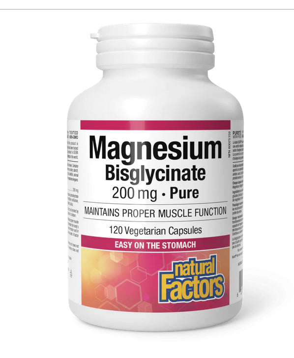 Natural Factors Magnesium Bisglycinate 200mg