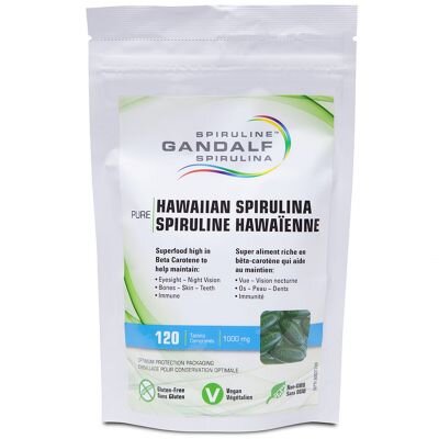 Gandalf Hawaiian Spirulina Powder and Tablets