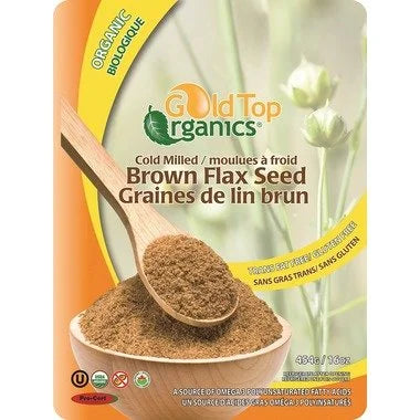 GoldTop Organics Ground Flax Seed