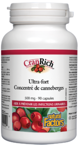 Natural Factors CranRich - Super Strength Cranberry Concentrate 500 mg
