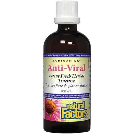 Natural Factors ECHINAMIDE Anti-Viral Potent Fresh Herbal Extract (Liquid and Softgels)