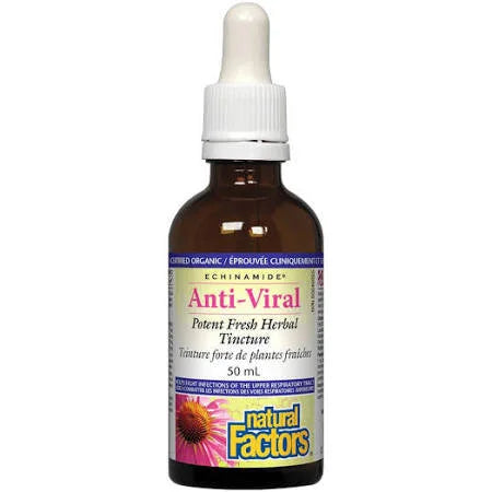 Natural Factors ECHINAMIDE Anti-Viral Potent Fresh Herbal Extract (Liquid and Softgels)
