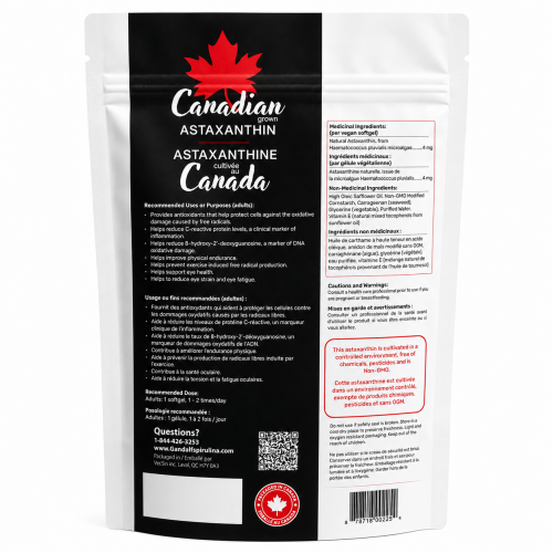 Gandalf Astaxanthin 4 mg and 12 mg