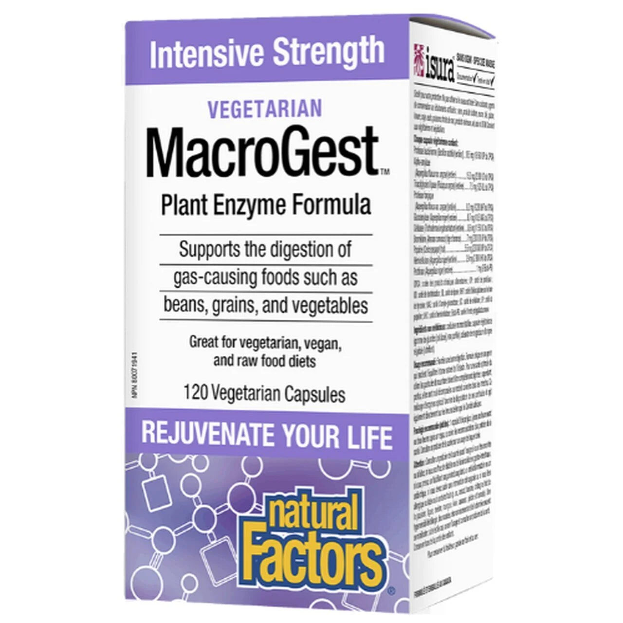 Natural Factors Vegetarian MACROGEST Plant Enzyme Formula