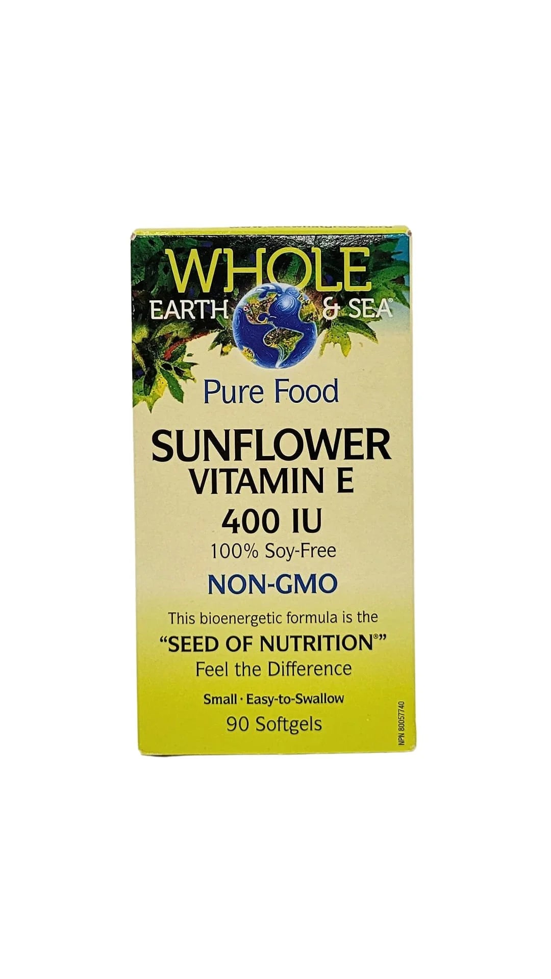 Whole Earth and Sea Pure Food Tournesol Vitamine E 400 UI