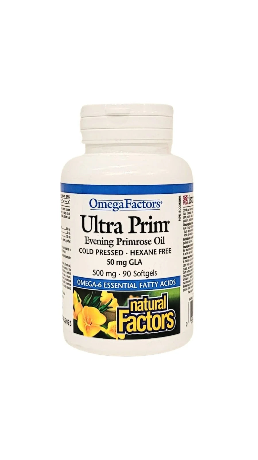 Natural Factors Ultra Prim Evening Primrose Oil 500 mg