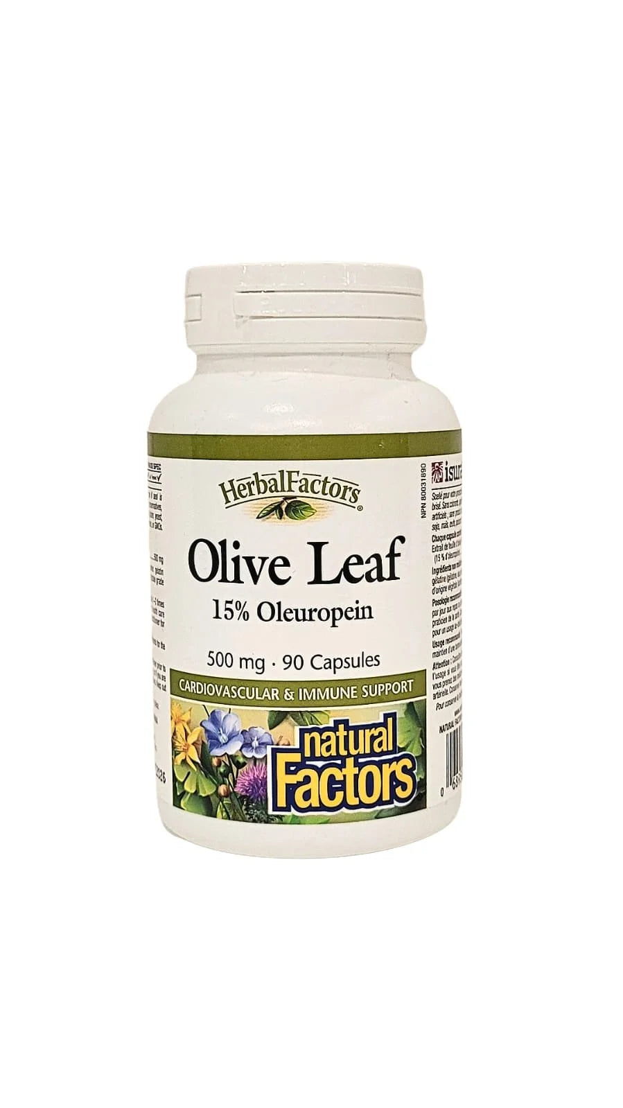 Natural Factors Olive Leaf 500 mg, HerbalFactors