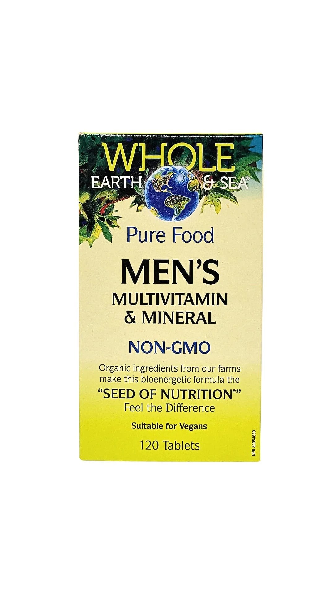 Multivitamines et minéraux pour hommes Whole Earth and Sea