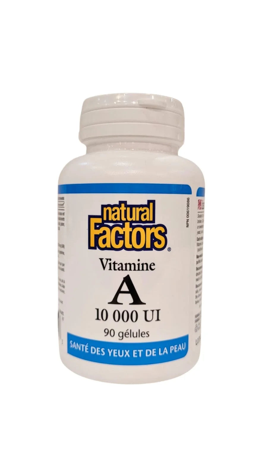 Vitamine A 10 000 UI de Natural Factors 