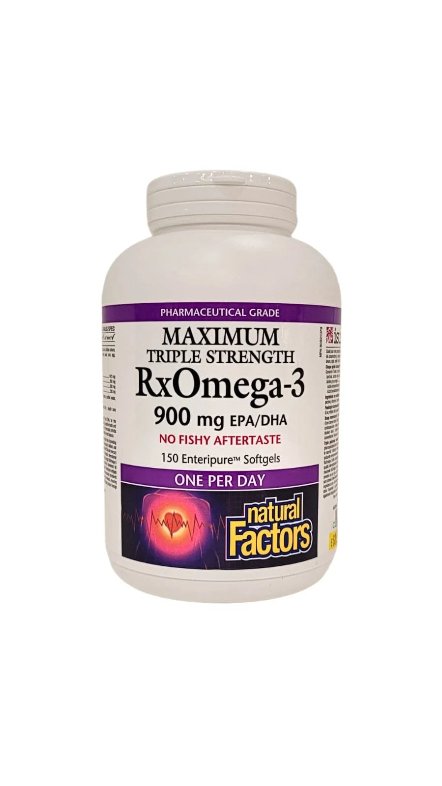 Natural Factors RxOmega-3 Maximum Triple Strength 900 mg