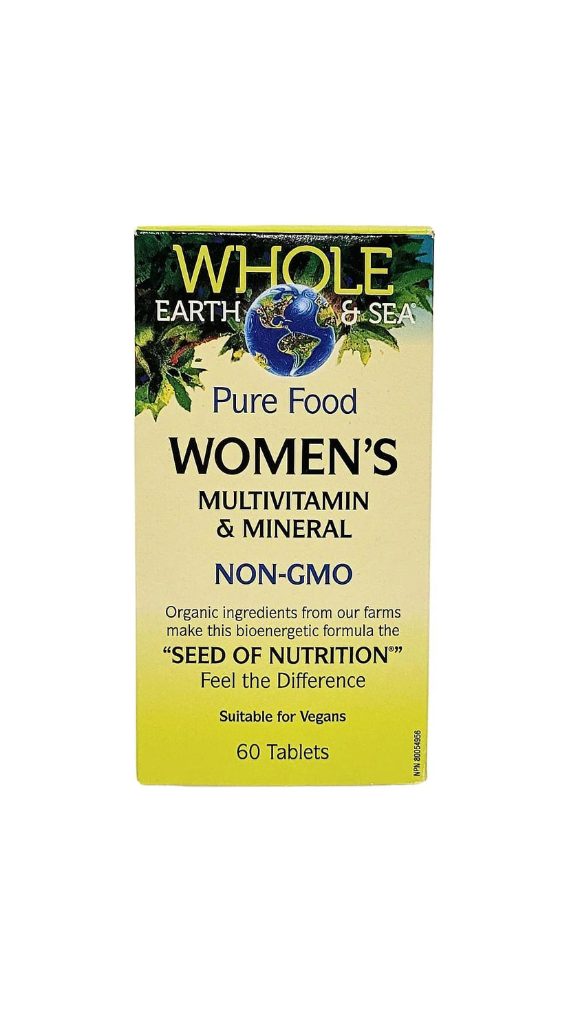 Multivitamines et minéraux pour femmes Whole Earth and Sea