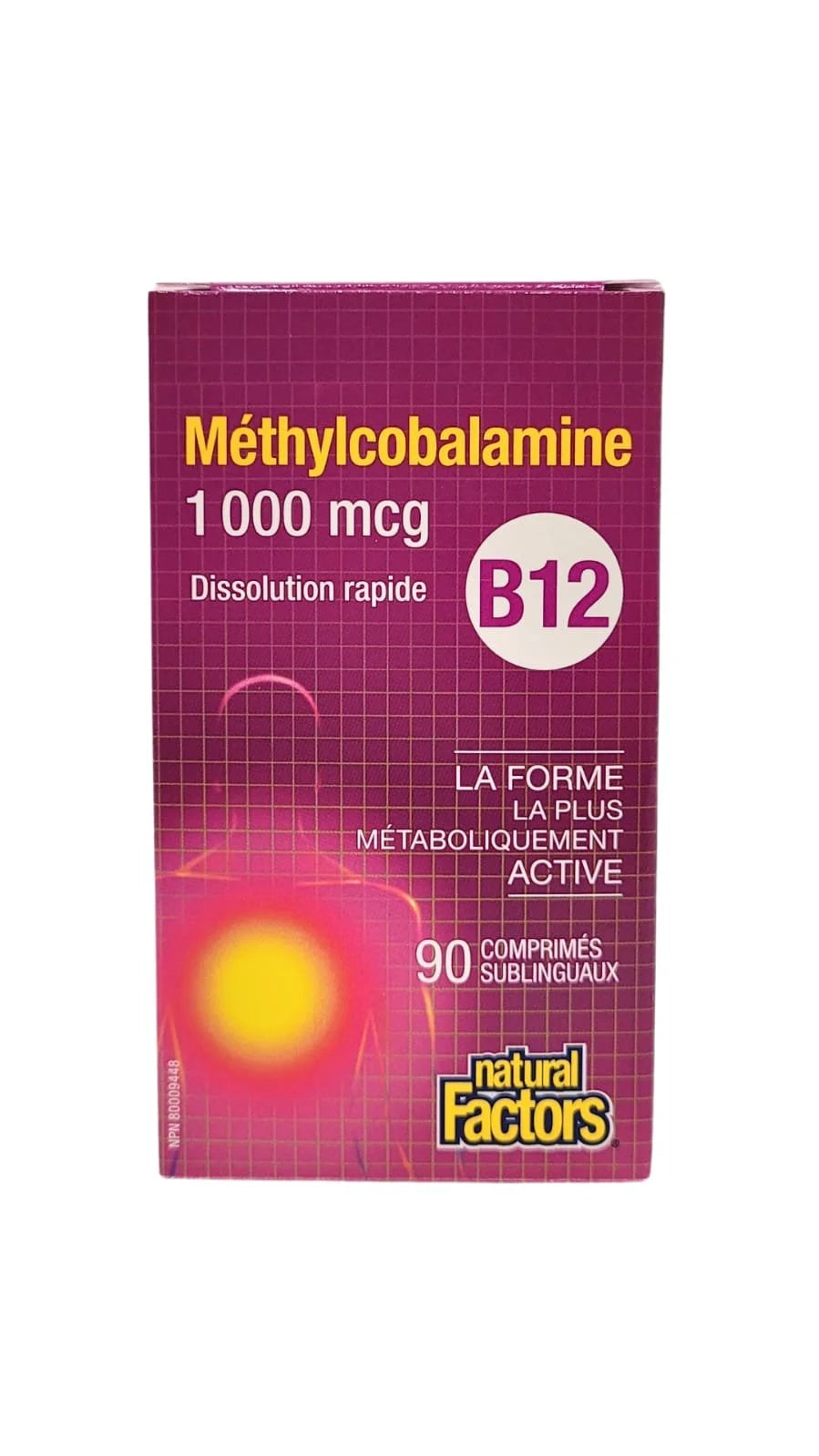 Natural Factors Vitamin B12 Methylcobalamin 1000 and 5000 mcg