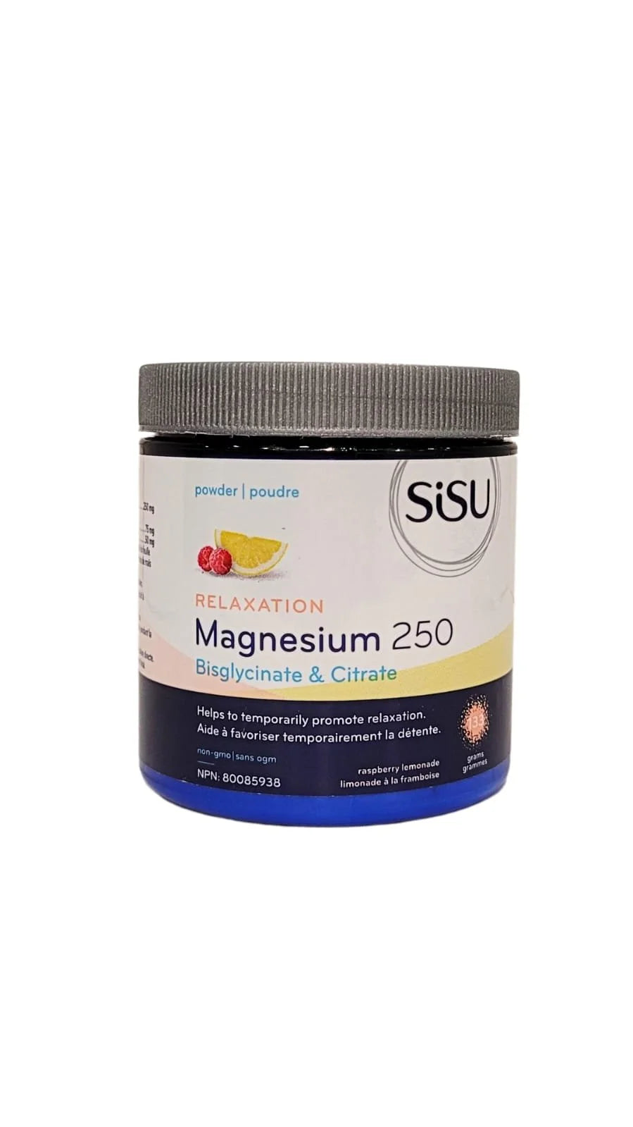 Sisu Magnesium Powder 250mg Relaxation Blend with Theanine and GABA