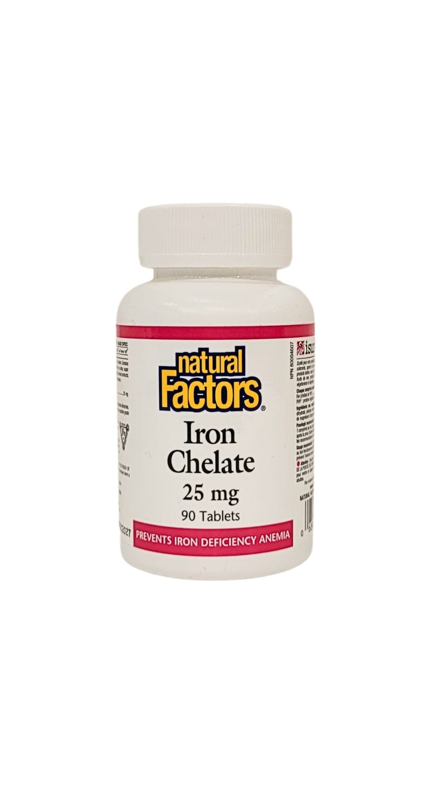 Natural Factors Iron Chelate 25 mg