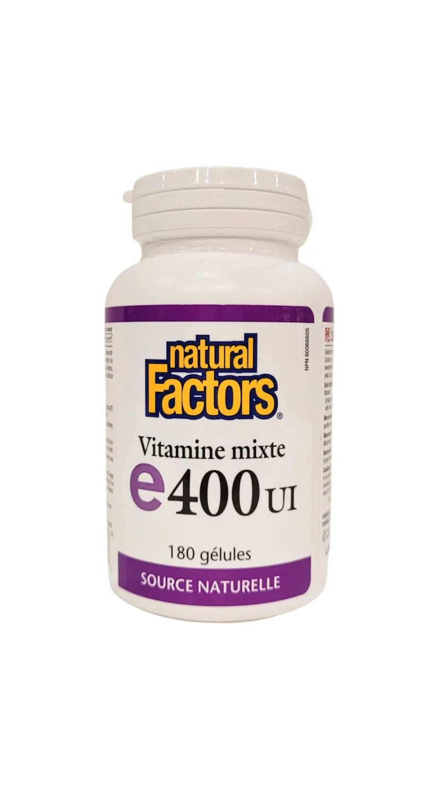 Natural Factors Mixed Vitamin E 400 IU and 200 IU