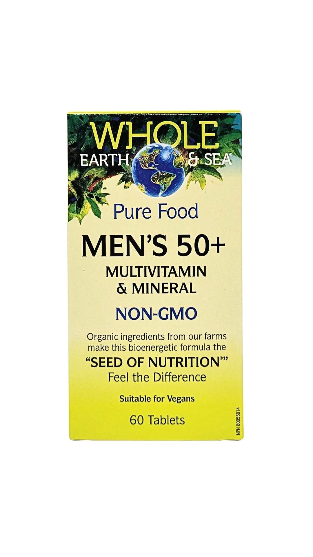 Multivitamines et minéraux Whole Earth and Sea pour hommes de 50 ans et plus