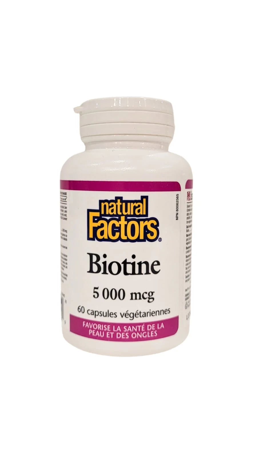 Natural Factors Biotin 5000 mcg