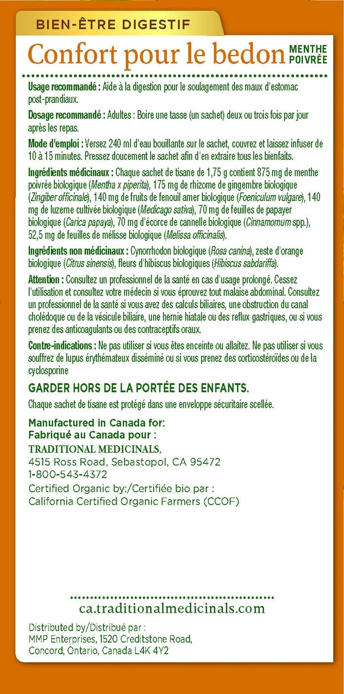 Traditional Medicinals Organic Belly Comfort Tea