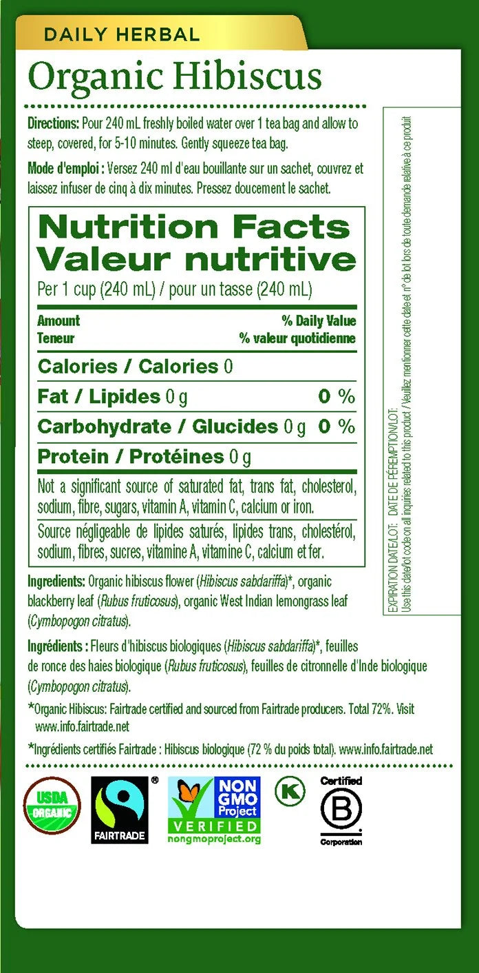 Traditional Medicinals Organic Hibiscus Tea