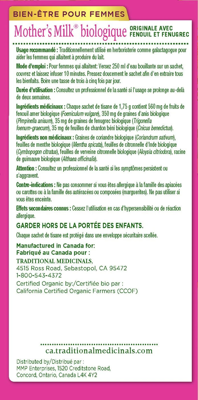 Traditional Medicinals Organic Mother's Milk Tea