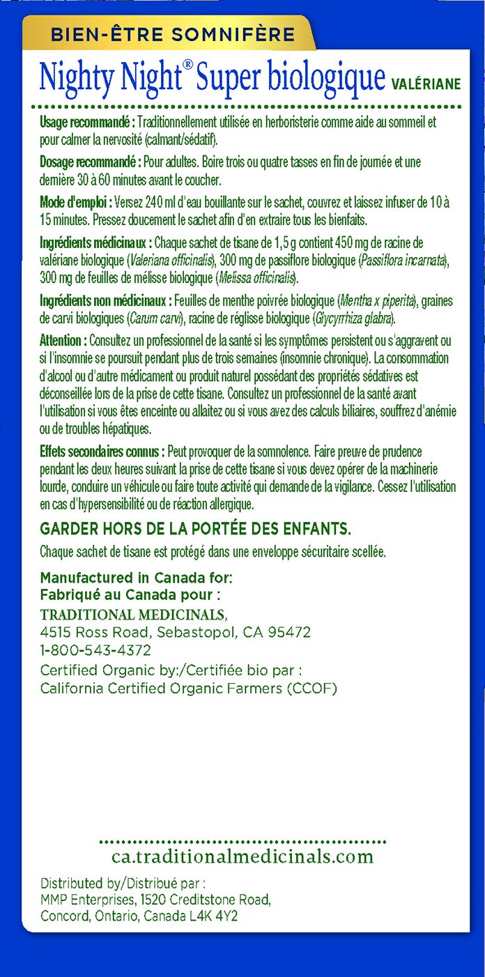 Traditional Medicinals Organic Nighty Night Extra Tea