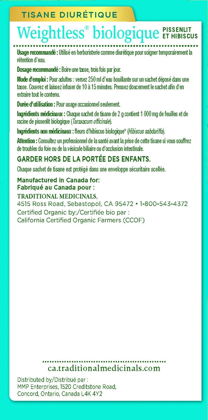Traditional Medicinals Organic Weightless Tea