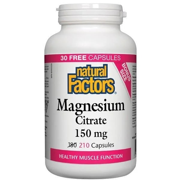 Natural Factors Magnesium Citrate 150 mg