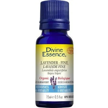 Divine Essence Organic Lavender - Fine Essential Oil