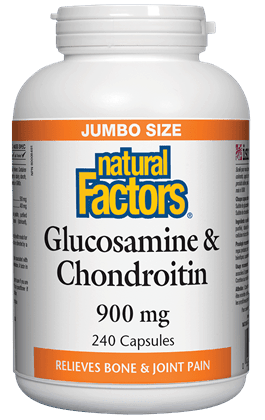 Natural Factors Glucosamine & Chondroitin Sulfate 900 mg
