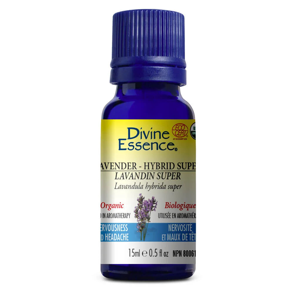 Divine Essence Organic Lavender - Hybrid Super Essential Oil