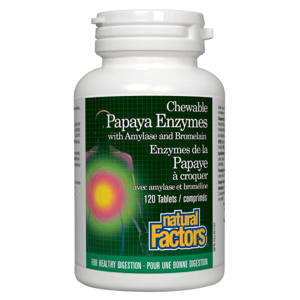 Natural Factors Papaya Enzymes with Amylase and Bromelain